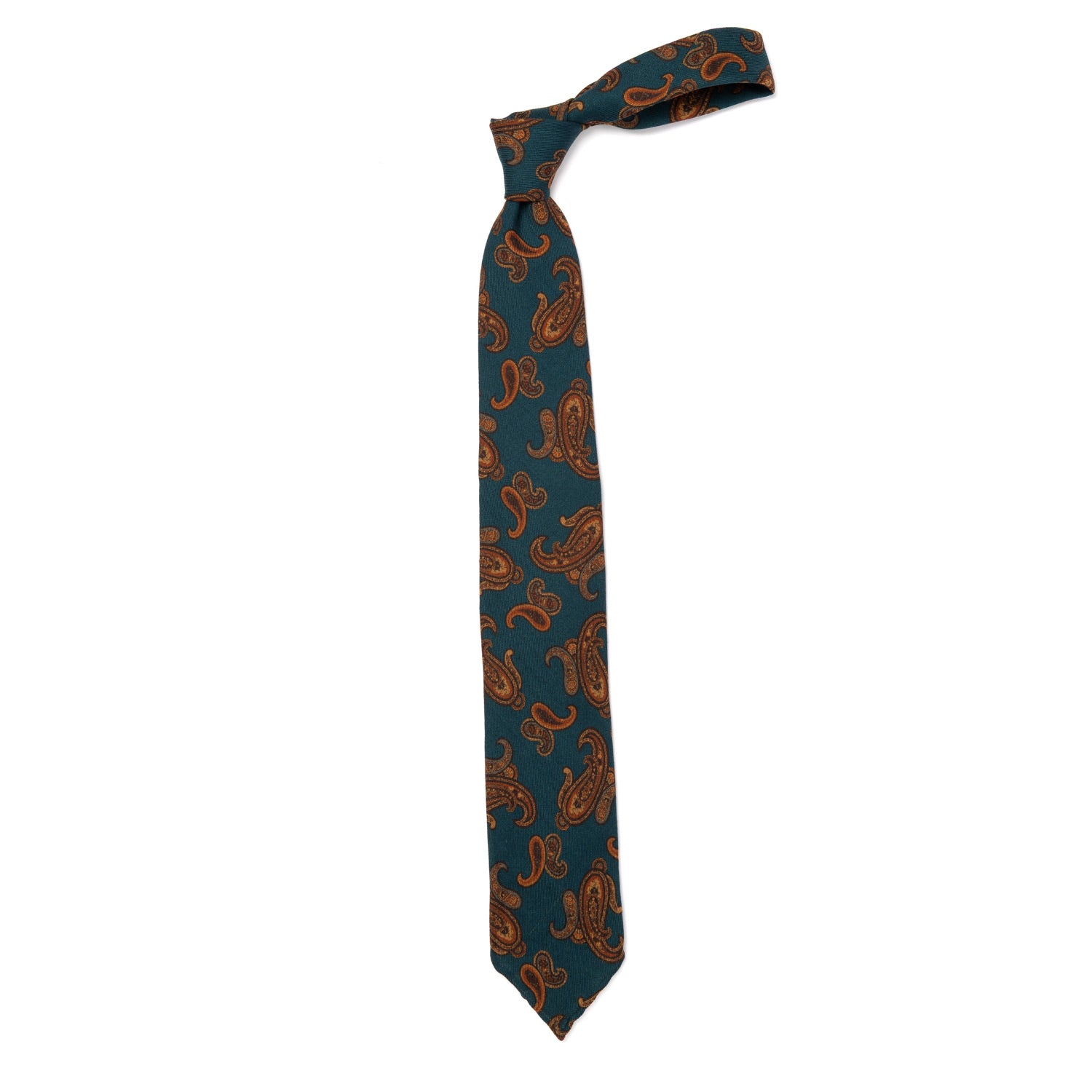 CA Archivio Storico: Tie "Cachemire Turco" made of pure Wool - hand-rolled